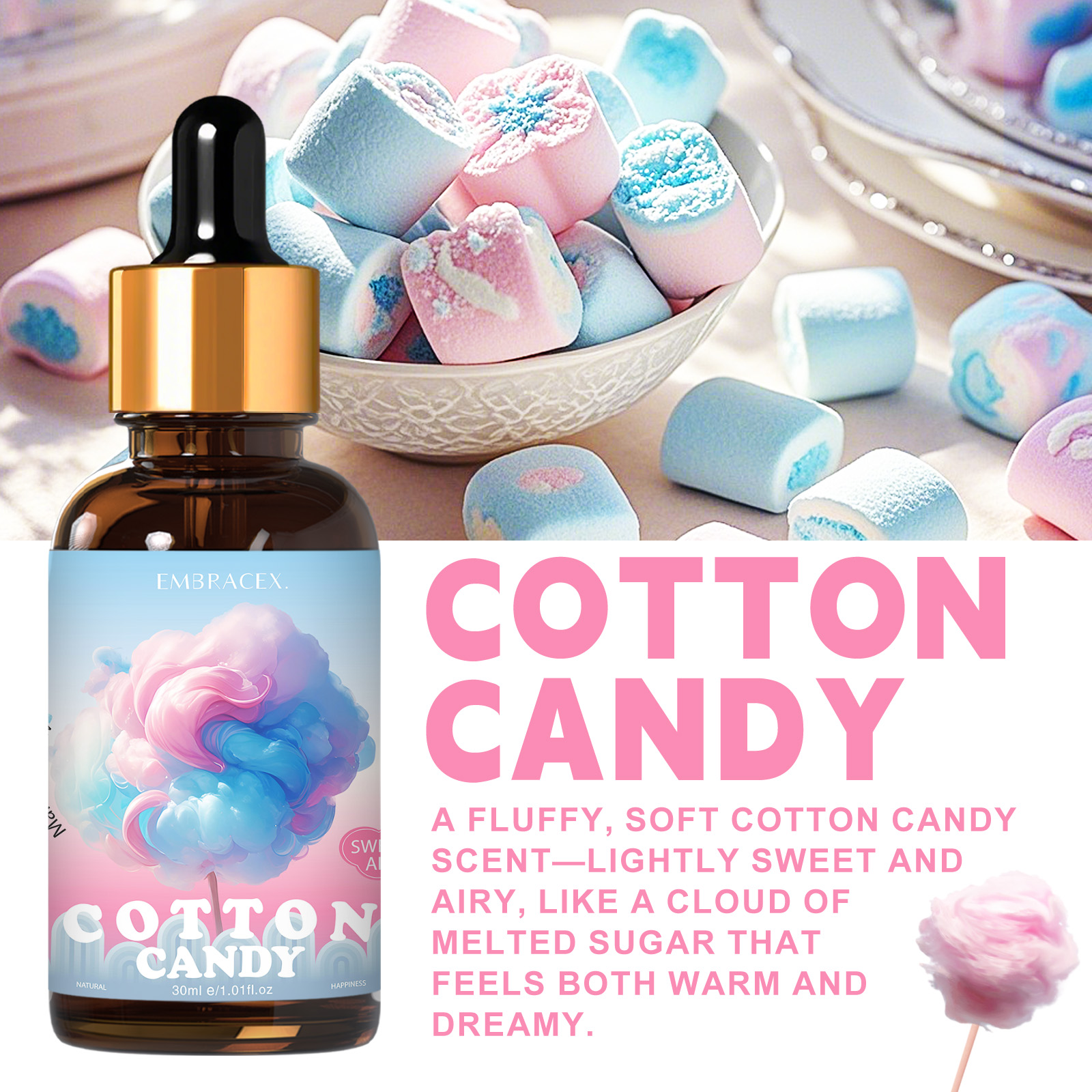 30ml Cotton Candy Essential Oi - Candle Fragrance Supplies recensione e prezzo