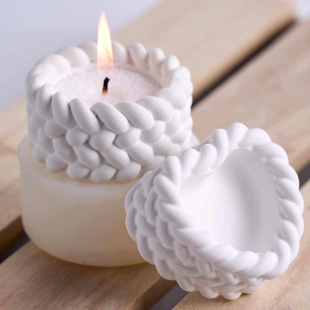 Mini Weaving Shape Candle Jar  - Candle Making Supplies Jars recensione e prezzo