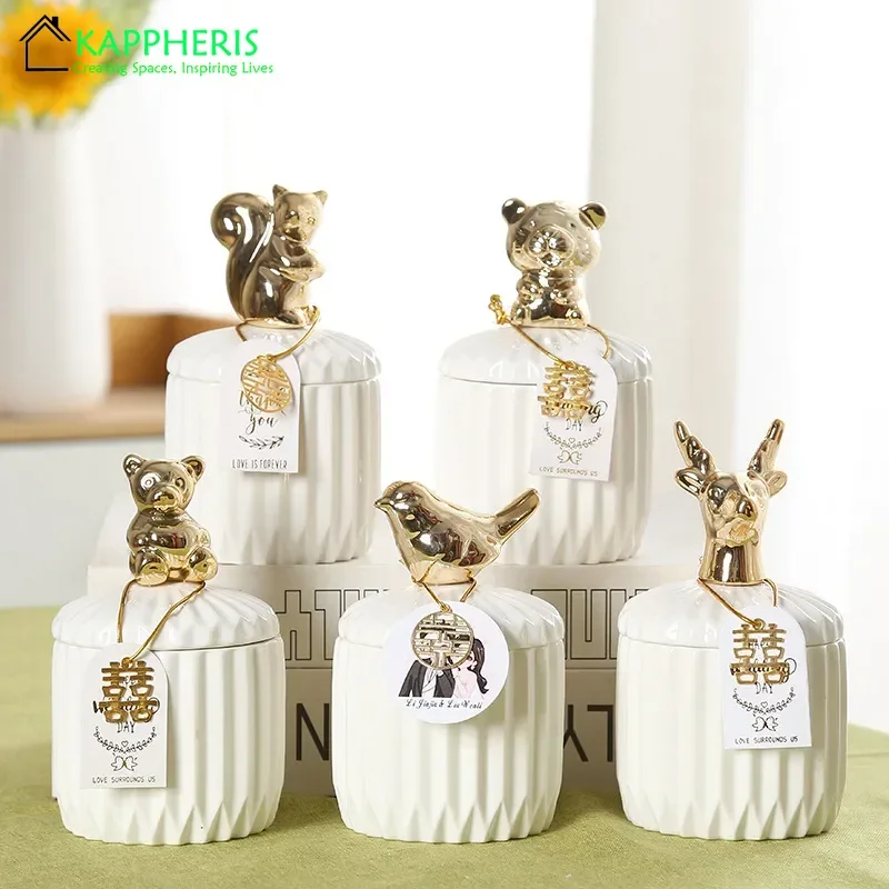 White Ceramic Candle Jars for  - Candle Making Supplies Jars recensione e prezzo