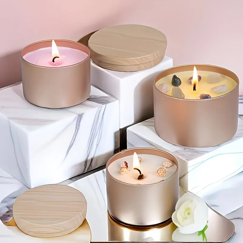Rose Golden Metal Candle Jars  - Candle Making Supplies Jars recensione e prezzo