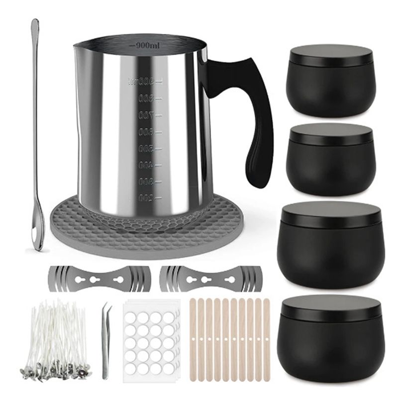 A24F-304 Stainless Steel Wax M - Candle Making Supplies Jars recensione e prezzo