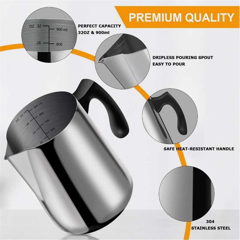 A24F-304 Stainless Steel Wax M - Candle Making Supplies Jars recensione e prezzo
