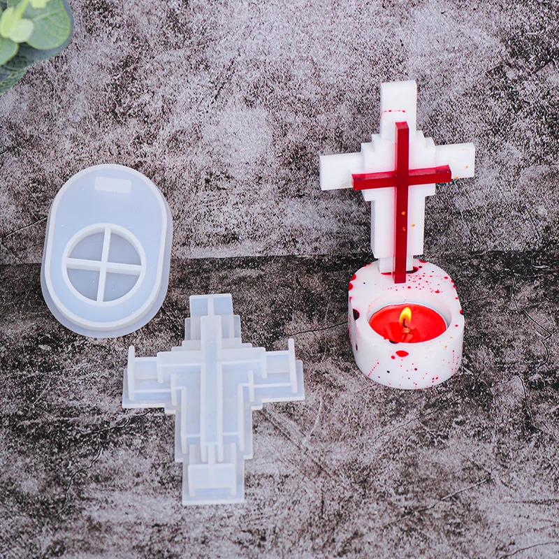 Jesus Cross Candle Holder Sili - Candle Making Supplies Jars recensione e prezzo