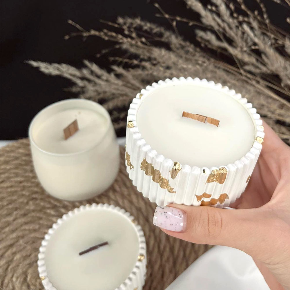Concrete Candle Jar Silicone M - Candle Making Supplies Jars recensione e prezzo