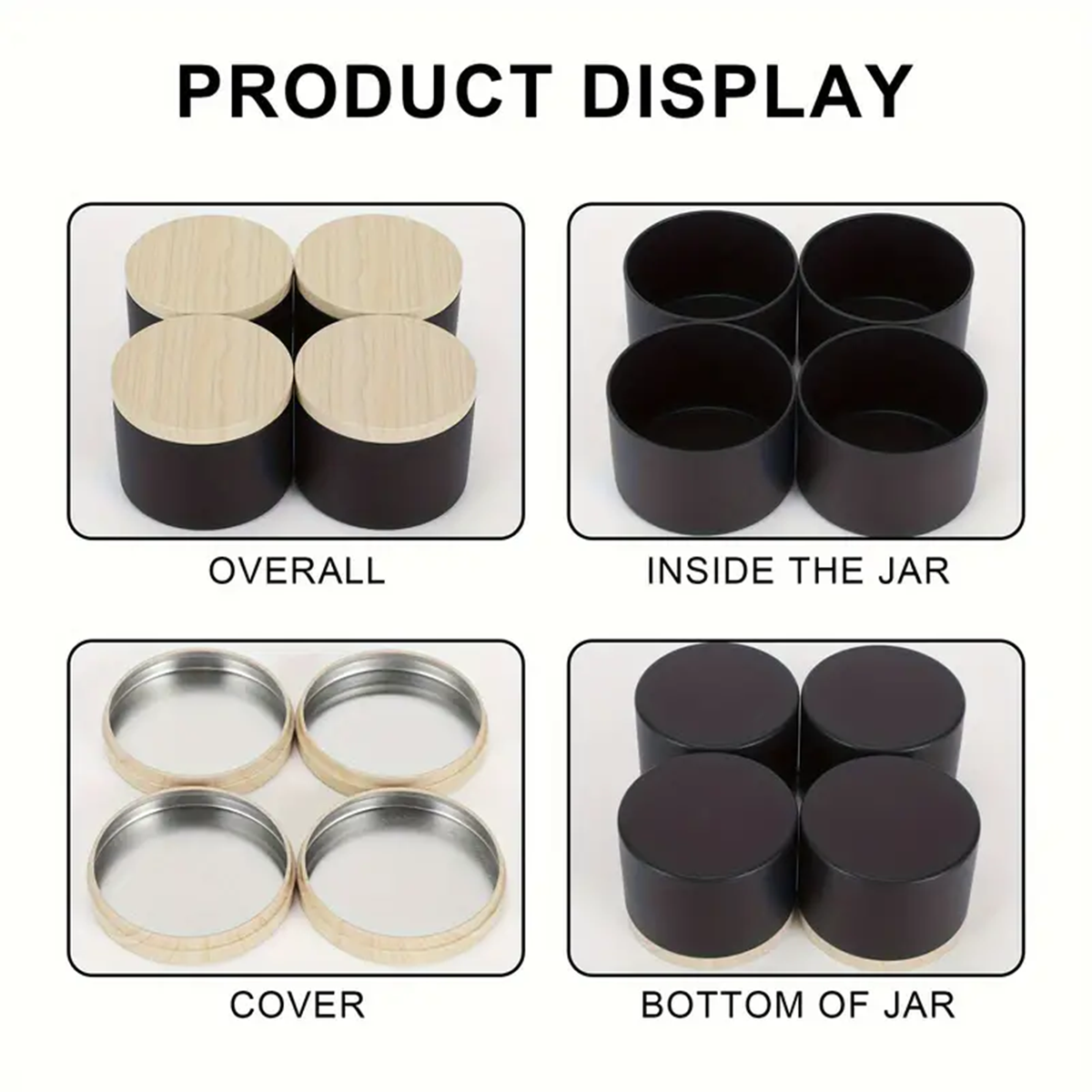 12pcs 4oz Candle Tins With Lid - Candle Making Supplies Jars recensione e prezzo