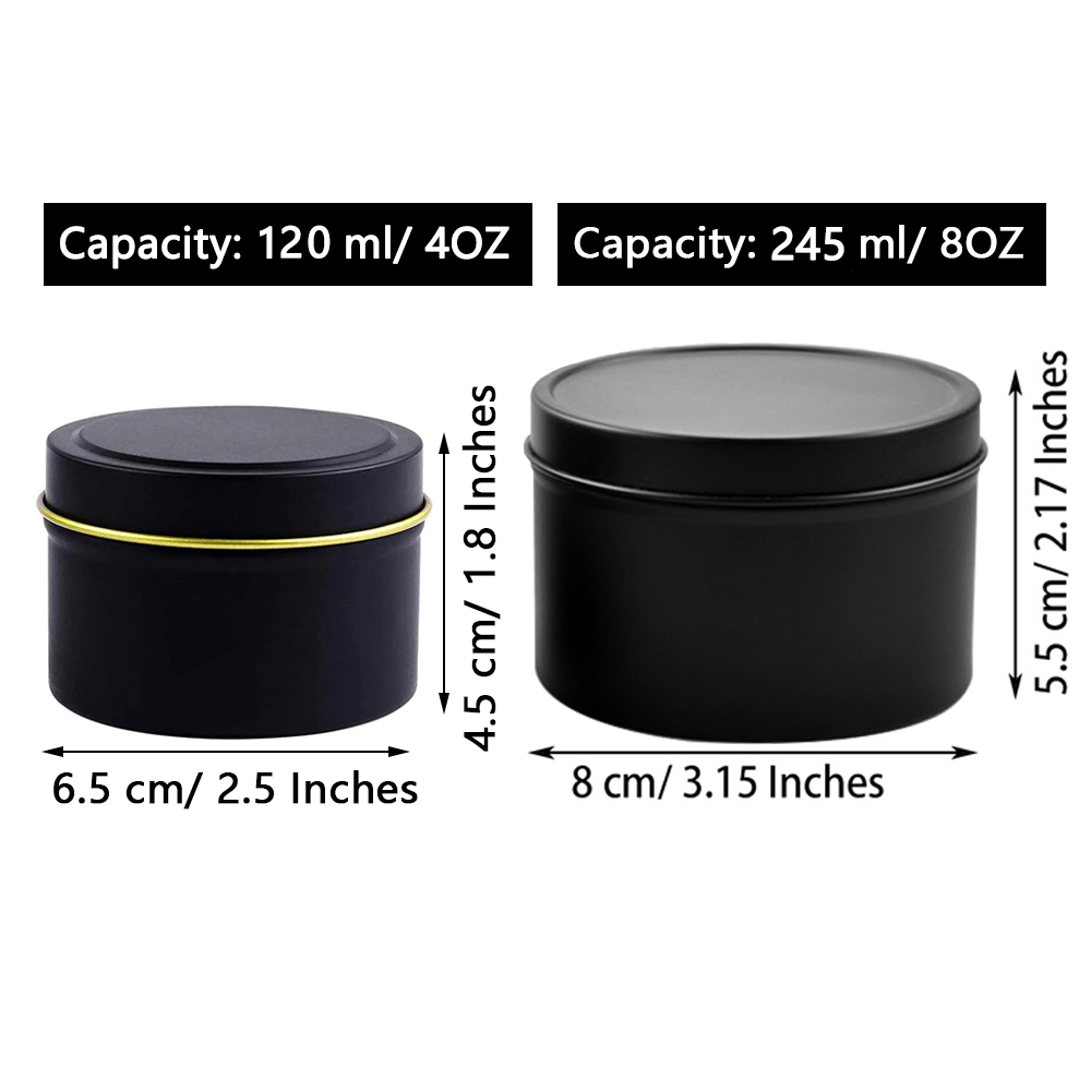 4oz/ 8oz Candle tins with lids - Candle Making Supplies Jars recensione e prezzo