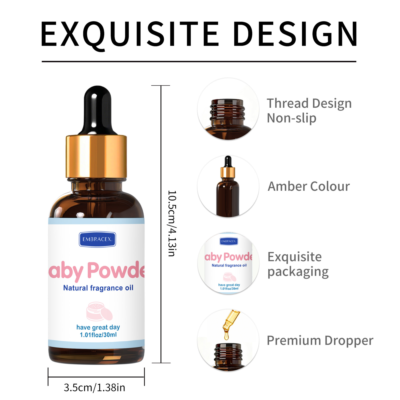 30ml Baby Powder Essential Oil - Candle Fragrance Supplies recensione e prezzo