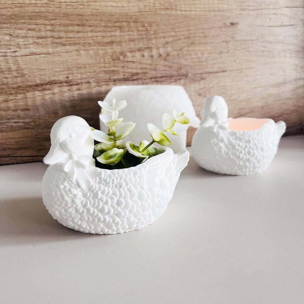 Beautiful Plaster Duck Storage - Candle Making Supplies Jars recensione e prezzo