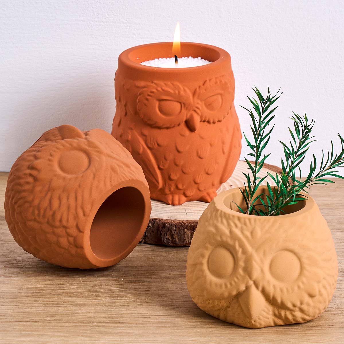 3D Owl Shape Candle Jar Silico - Candle Making Supplies Jars recensione e prezzo