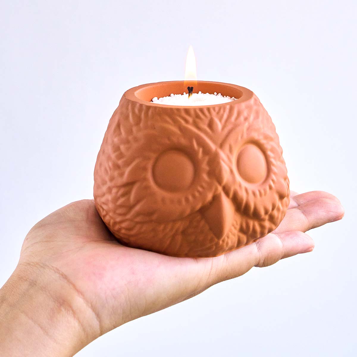 3D Owl Shape Candle Jar Silico - Candle Making Supplies Jars recensione e prezzo