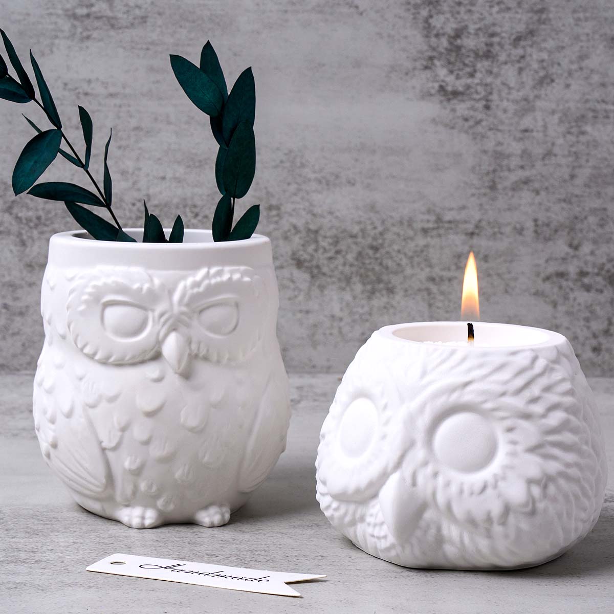 3D Owl Shape Candle Jar Silico - Candle Making Supplies Jars recensione e prezzo