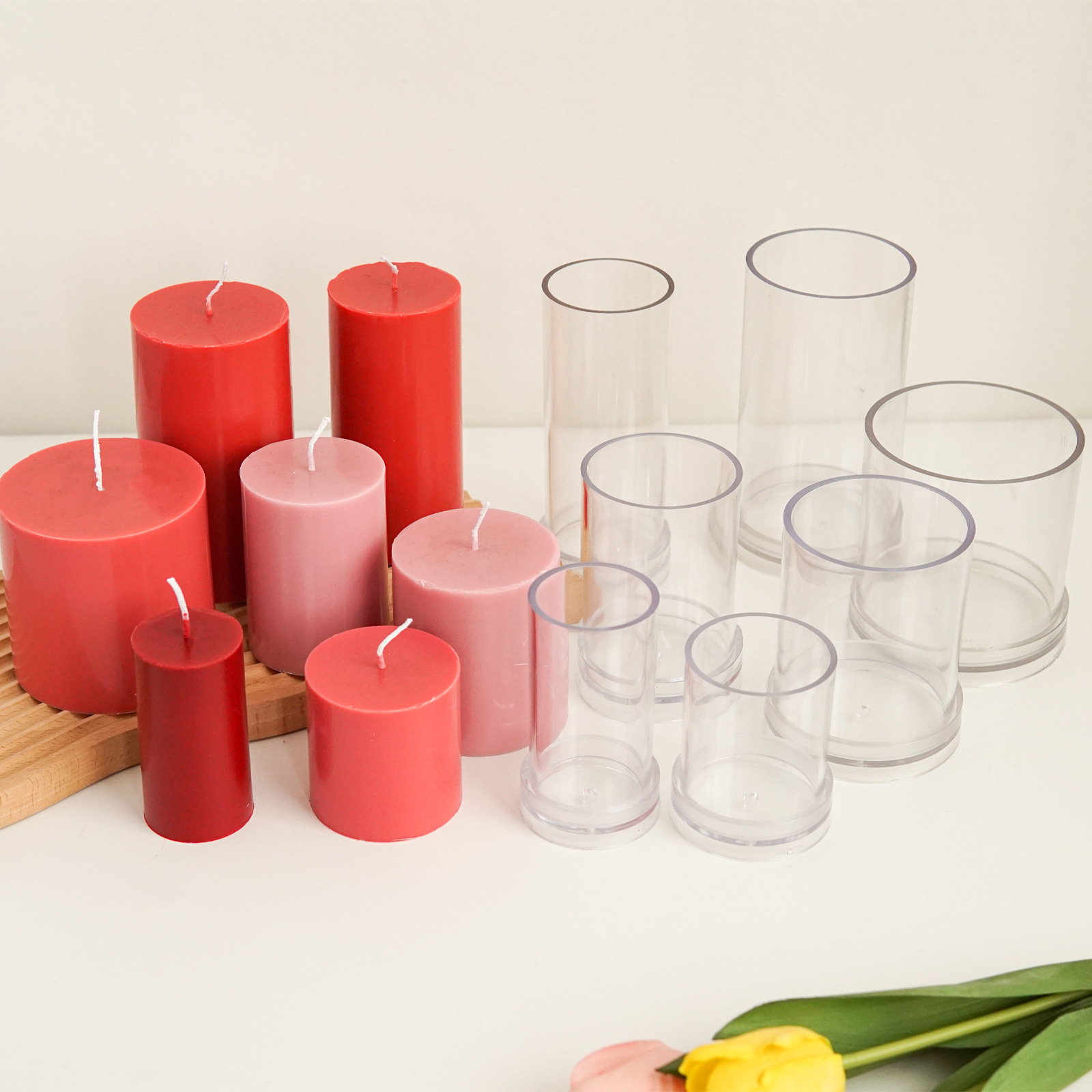 Various 3D Cylindrical Candle  - Candle Making Supplies Jars recensione e prezzo