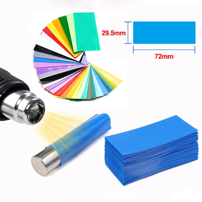 100~1000pcs PreCut 18650 Batte - Shrink Sleeve Pvc recensione e prezzo