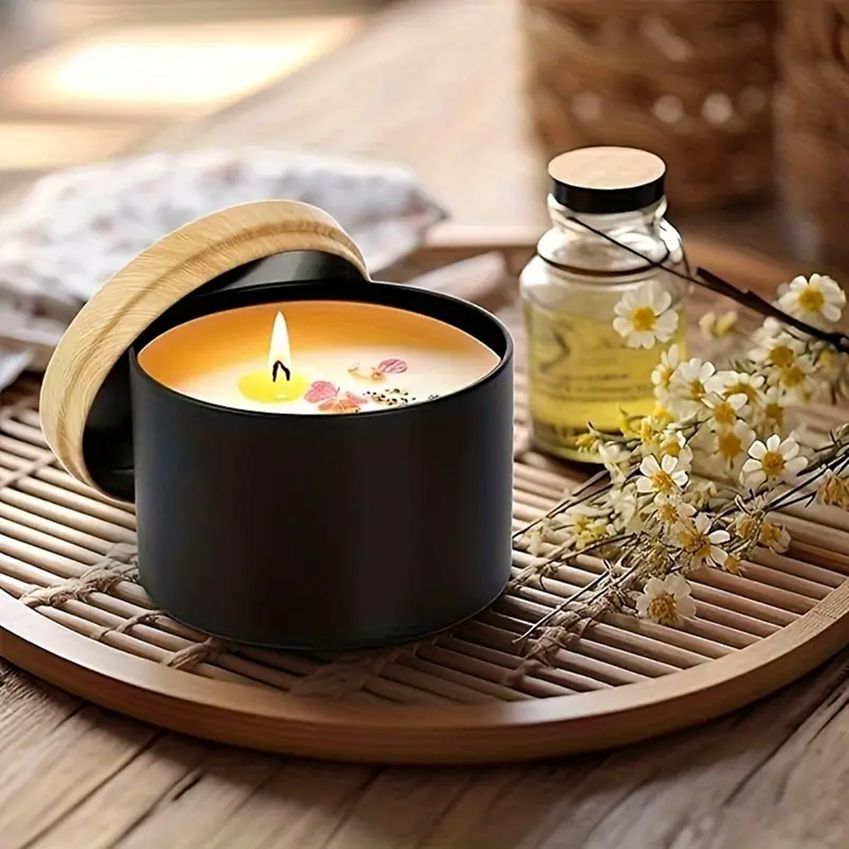 12pcs 4oz Candle Tins With Lid - Candle Making Supplies Jars recensione e prezzo