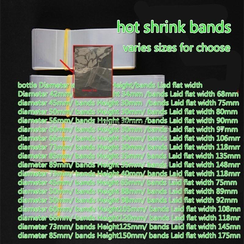 400pcs/lot PVC Hot Heat Shrink - Shrink Sleeve Pvc recensione e prezzo