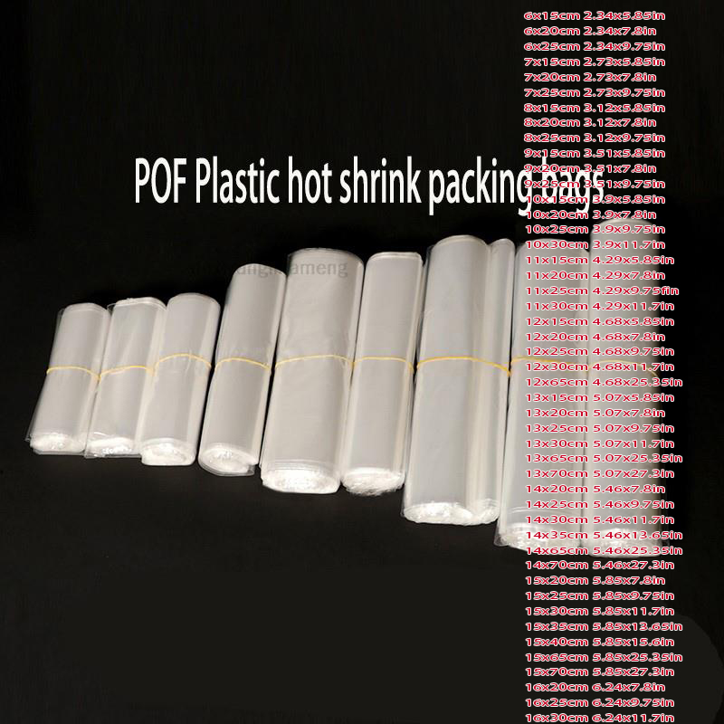 100Pcs/Lot 82 Sizes POF Heat S - Shrink Sleeve Pvc recensione e prezzo