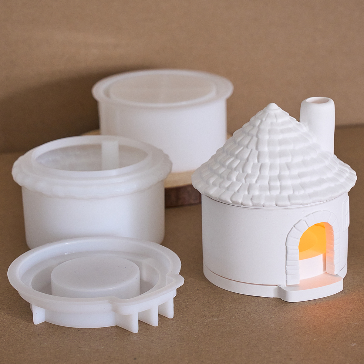 3D House Incense Stove Silicon - Candle Making Supplies Jars recensione e prezzo